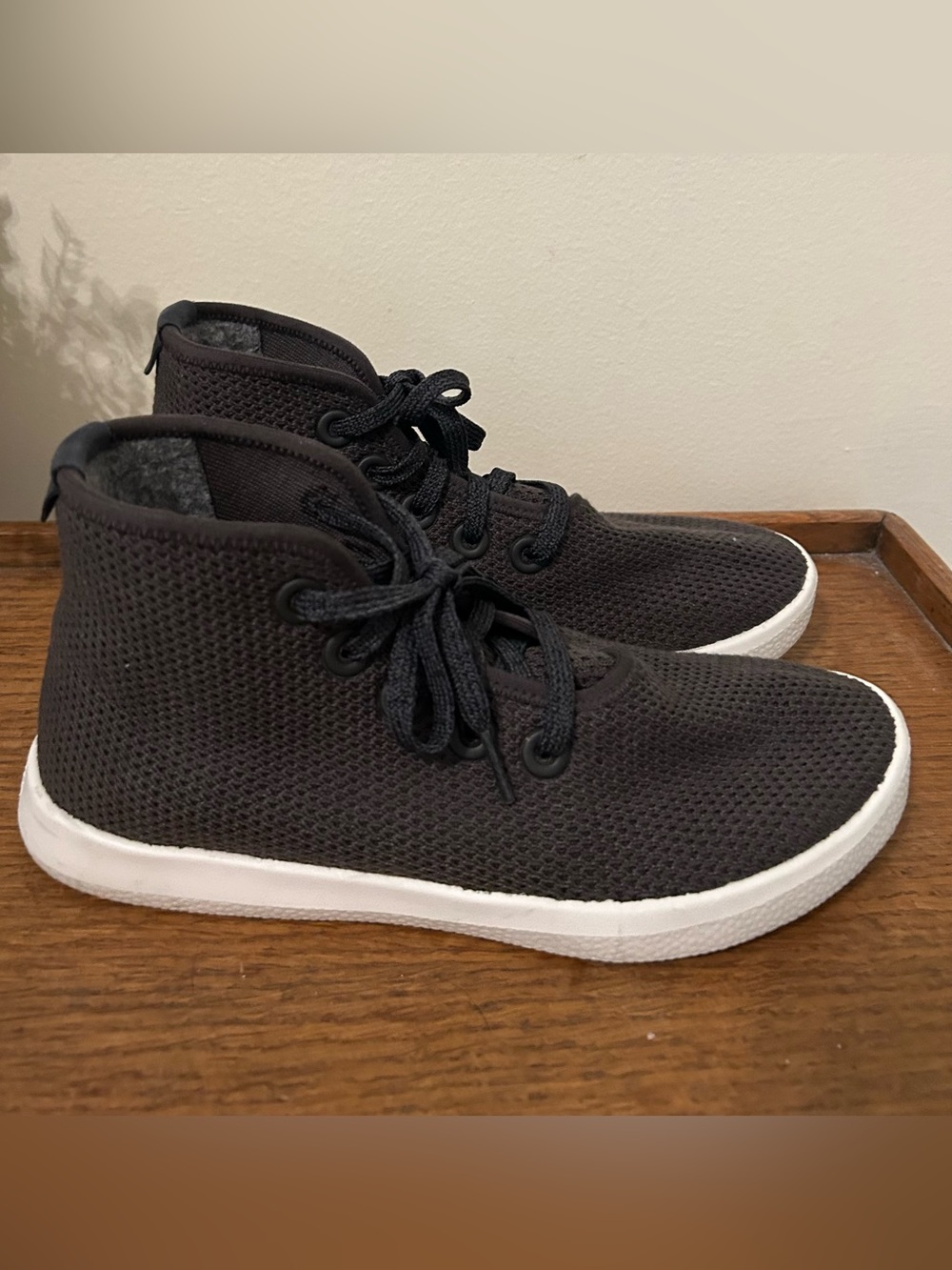 Allbirds Womens Tree Toppers TT Dark Gray Lace up Athletic Sneakers Size 8
